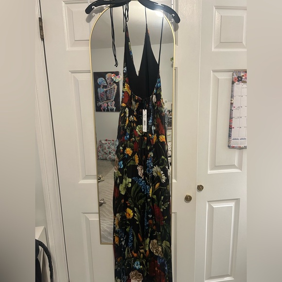 Alice + Olivia Multicolor Floral Maxi Dress - Picture 6 of 7